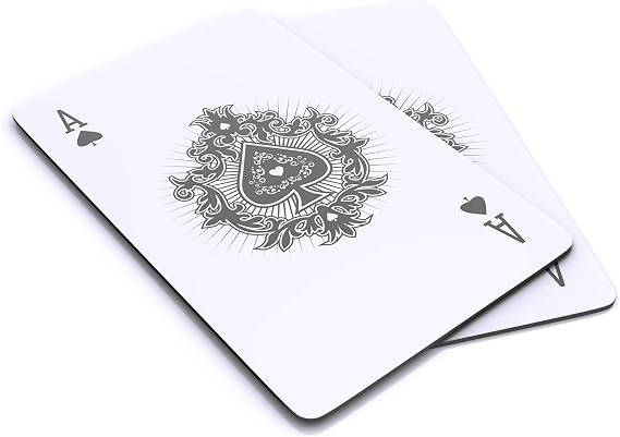 CSL - RFID Blocker Card - Card Shielding Set of 2 - Protection Against Cyber Crime - Compact and Stable - Alternative to Protective Cases - RFID and NFC - Interference Electronics - with Ace of Spades Motif
