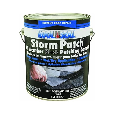 Roof Repair, Black, 1 gal, 10 to 15 sq ft