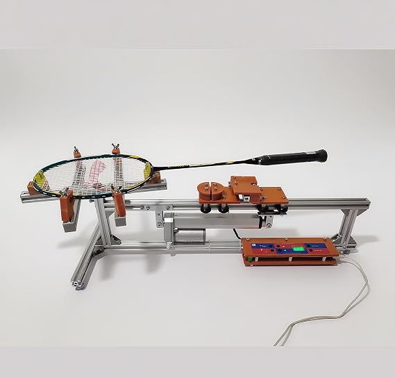 Electric Badminton Racket Stringing Machine Portable Racquet Stringing Machine Electric Badminton Racket Stringer DIY Racket String Tools 20-32LB