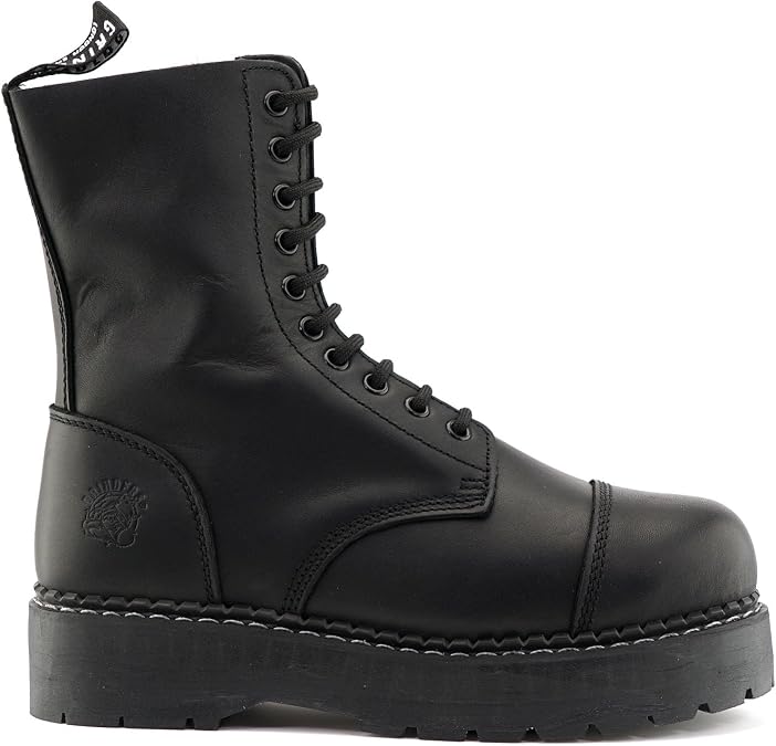 Grinders Mens Black Bulldog ACS Steel Toe Safety Derby Boots