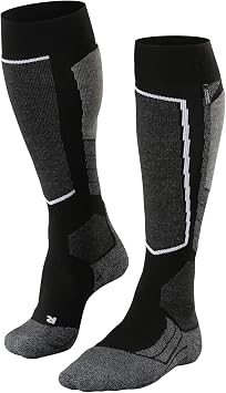 FALKE Men's SK2 Intermediate Merino Wool Cashmere Ski Socks, 1 Pair