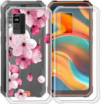Phone Case for Blackview BV4800 SE (6.56"), 2 Pieces Silicone Ultra Slim Shockproof Protection Case for Blackview BV4800 SE, Anti-Yellowing Anti-Scratch Soft TPU Bumper Clear Cover Shell - WM113