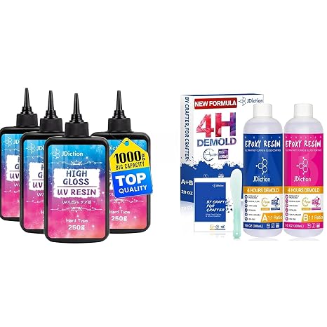 Save 20% on 1000g High Gloss UV Resin and Fast Cure Resin