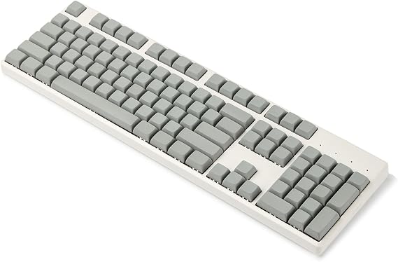 XDA 142 Key Full Set Keycap Blank Similar to DSA for MX Mechanical Keyboard Steelseries Ergo Filco Leopold Cosair Noppoo Planck (Dark Gray)(Only Keycap)