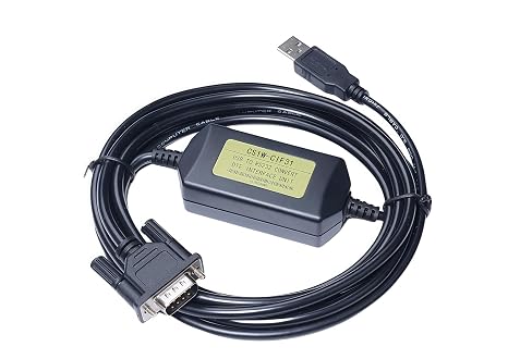 CS1W-CIF31 Convert Cable, USB to RS232 Adapter Cable, Industrial Grade Quality, 5 FT