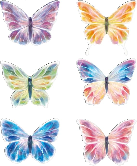 Magnetic Butterfly Bookmarks, Book Markers for Reading, Bookmarks Bulk for Students, Teens, Book Lovers, Classroom Gifts, School Prize, Reading Present (6pcs)