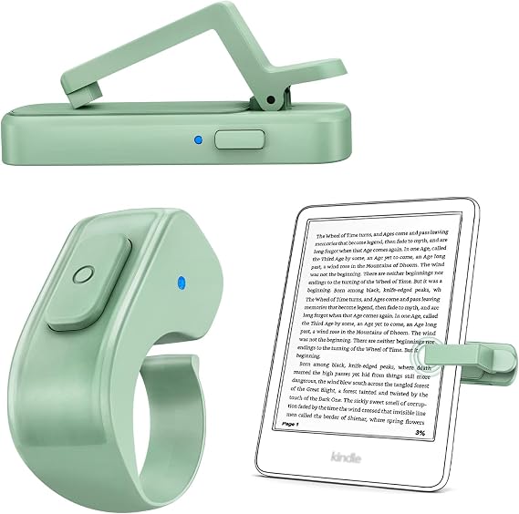 Case-Friendly Page Turner Ring for Kindle Paperwhite Oasis Kobo eReaders