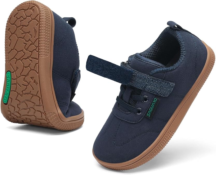 SAGUARO Kids Barefoot Shoes Wide Toe Box Zero Drop Casual Sneakers