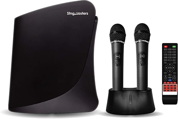 MagicSing SM-800 PRO English Karaoke Machine,13561 English Songs,Dual wireless Microphones,Wi-Fi,YouTube Karaoke streaming