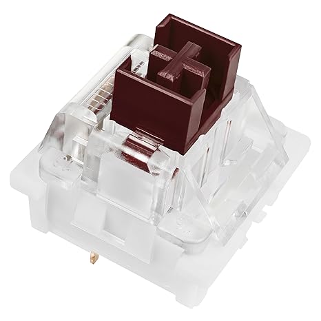 Outemu RGB Switches, 3 Pin Dust-Proof HotSwappable Switches- DIY Replacement Pack for Mechanical Keyboard (Brown, 72)