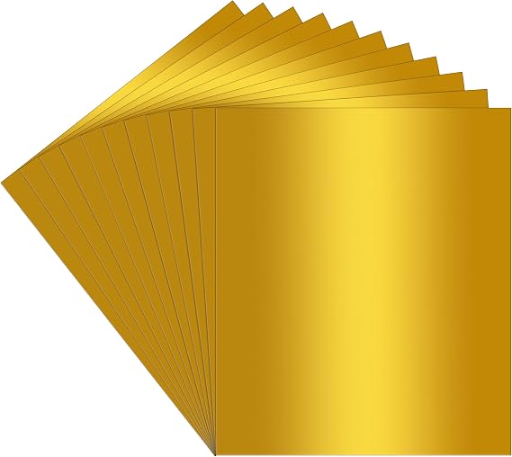 Gold Card Gold Paper A4,60 Sheets 250 GSM Mirror Paper