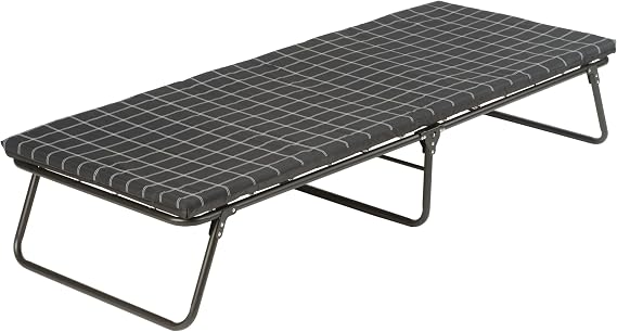 Coleman ComfortSmart Big & Tall Cot with Mattress Pad, Folding Steel Camp Bed with Plush Pad for Comfortable Sleeping, Great for Camping, Lounging, Elevated Sleeping, Guests, More