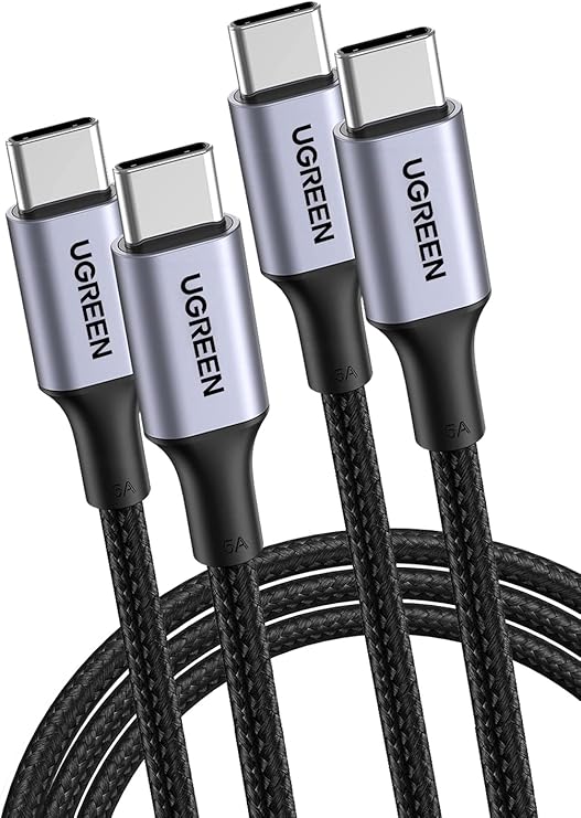 UGREEN USB Type C Cable 100W / 5A PD Compatible, Ultra Fast Charging, 6.6
