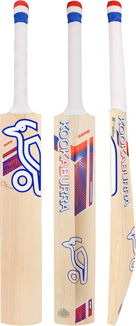 Kookaburra Rapid Pro Players Edition Cricket Bat - Short Handle, Purple & Red