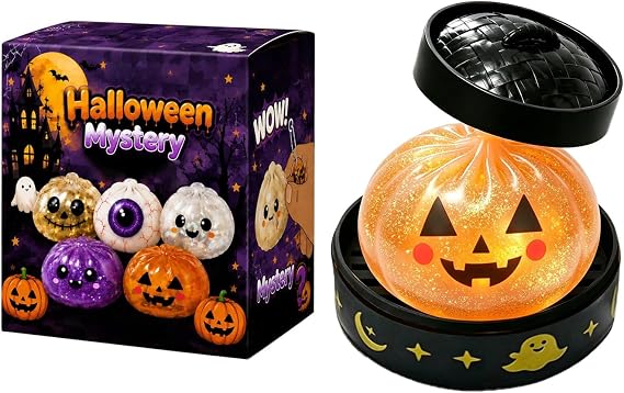 Halloween Dumpling Squishy Mystery Glitter Dumpling Squishy
