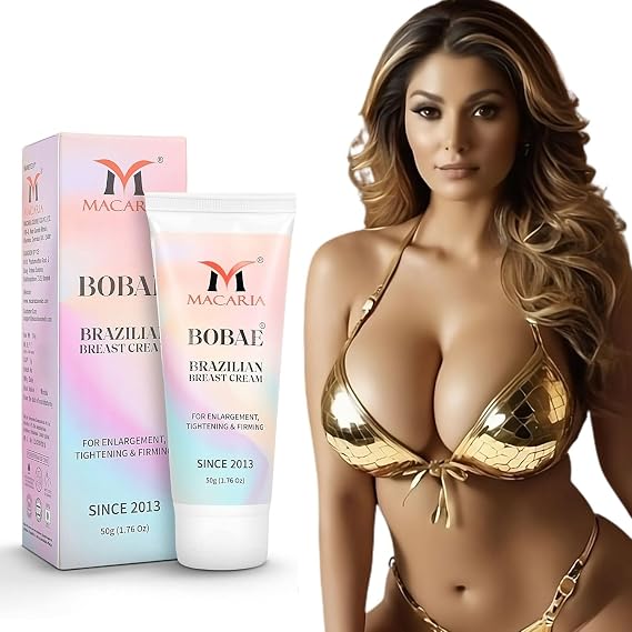 MACARIA Bobae Brazilian Bust Massage Cream | Firming & Skin-Elasticity Support & UP For Womens Daily Bust Care