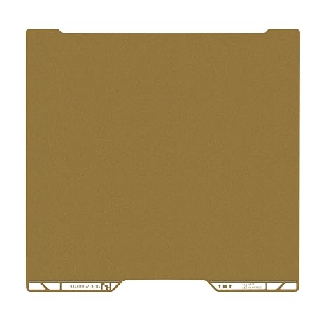 H2D/H2S Double Sided Textured Build Plate for Bambu Lab 3D Printer (Gold)
