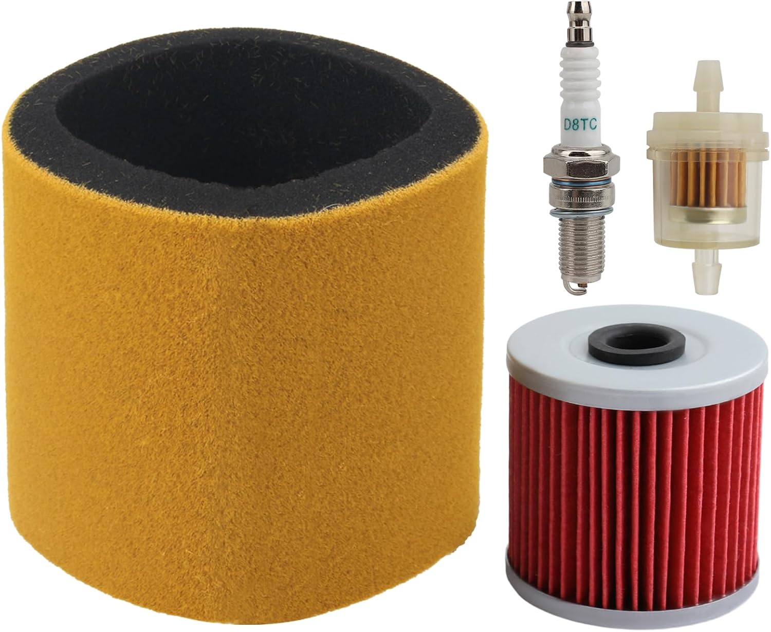 Carbhub 11013-1275 Air Filter Oil Spark Plug Replace 11013-1275 Fit for Kawasaki KLF220 KLF250 KLF300 Bayou 220 250 300