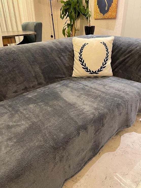 Mulberry Anthracite Wellsoft Sofa Cover 220x230