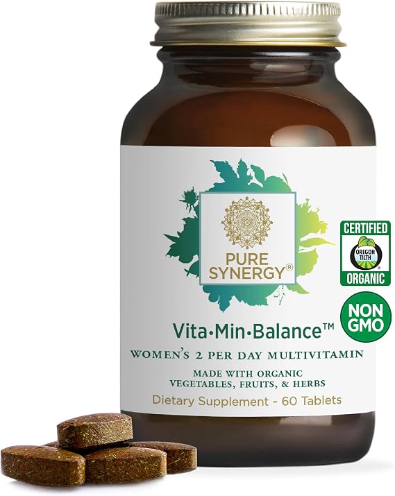 PURE SYNERGY VitaMinBalance Multivitamin for Women with Iron (60 Tablets)