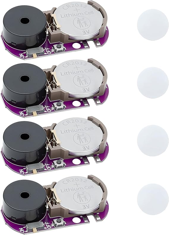 ONEST 4 Pieces Cricket Noise Maker with 20 Sounds New Prank Beeping Concealed Noise Stuff for Adults