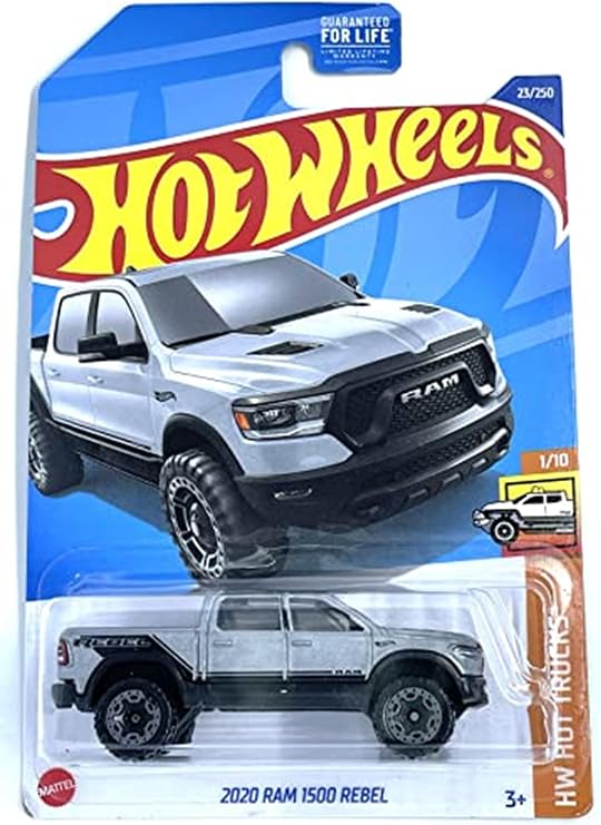 Hot Wheels 2022 - 2020 RAM 1500 Rebel - 23/250 [Silver/Black] HW Hot Trucks 1/10