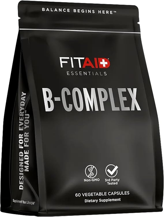 LIFEAID FITAID Methylated B-Complex Energy Supplement, 60 Capsules