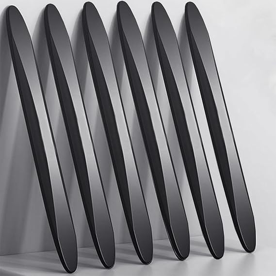 Car Door Protectors, PVC Edge Guards, 6 Pack, Black