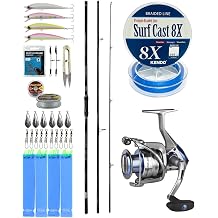 YekOutdoor Profesyonel Olta Seti Okuma Ceymar Surf 4,30 m 100-250 gr 3 Parça Surf Kamışı&Okuma Safina Pro 8000 Olta Makinesi