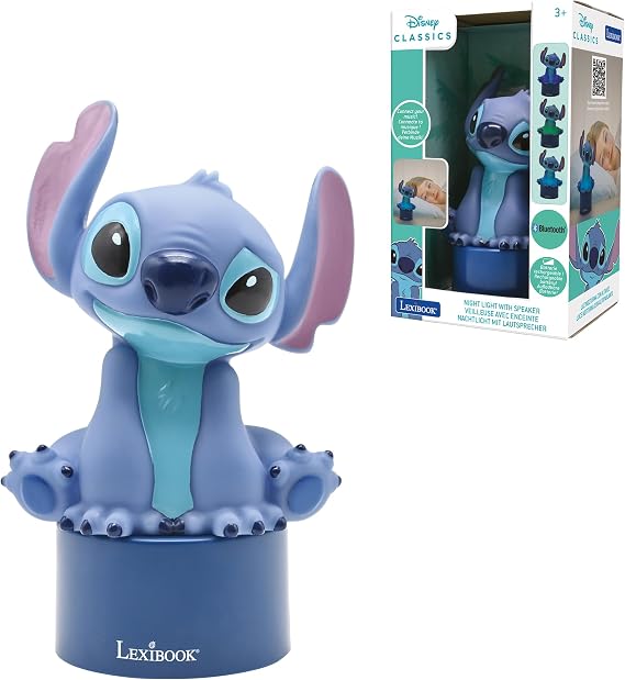 LEXiBOOK, Stitch Bluetooth Nightlight Speaker, NS02D