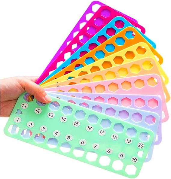 Hyamass 10Pcs Embroidery Floss Organizer Cards, Cross Stitch Thread Holder