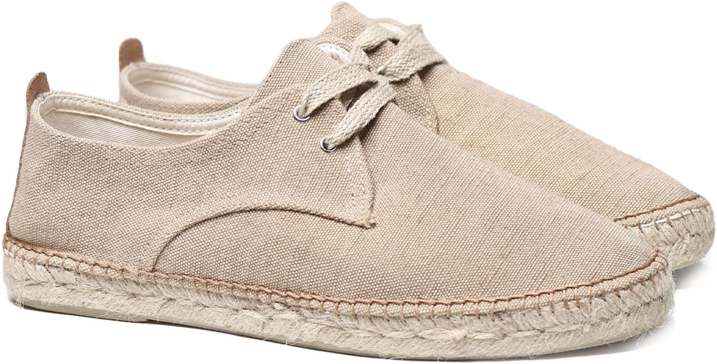 Toni Pons Dixon Men's Lace-Up Cotton Fabric Espadrille.