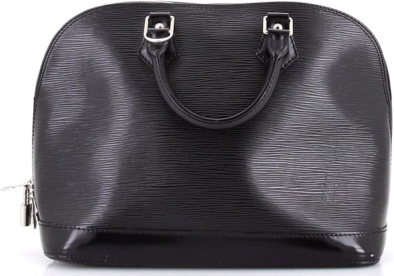 Pre-Loved Vintage Alma Handbag Epi Leather PM, Black