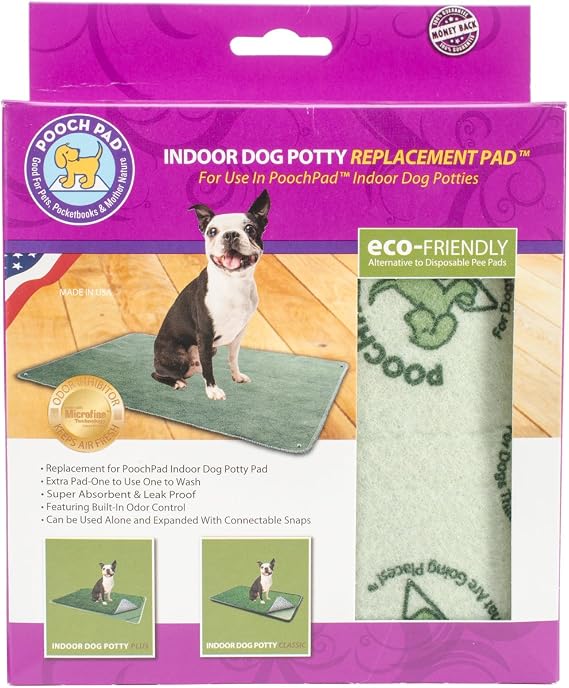PoochPads Dog Bed, Light Green, 30" x 21"