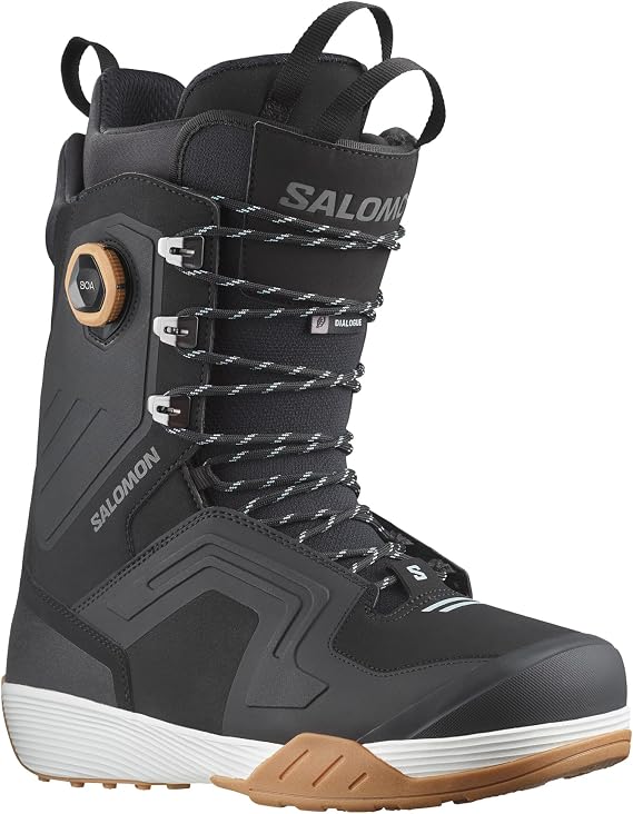Salomon Dialogue Lace SJ BOA 2024 Black/Black/White / 9