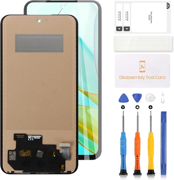 Incell for Samsung Galaxy A55 Screen Replacement,for Samsung A55 5G SM-A556U, SM-A556B, SM-A556B/DS LCD Display Touch Screen Digitizer Assembly Repair Kit with Tools -Black[No Fingerprint]