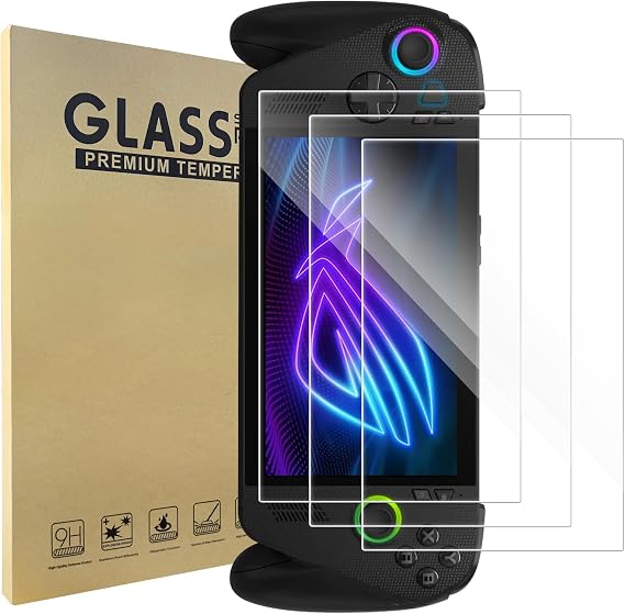 3 Pack Screen Protector Tempered Glass Compatible with ASUS ROG Xbox Ally X & Xbox Ally 2025 & ROG Ally X 7", Transparent HD Clear Anti-Scratch Screen Protector, Bubble Free Ultra Resistant.