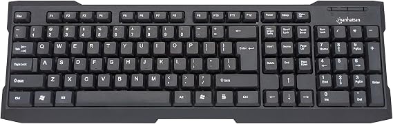 MANHATTAN Enhanced Keyboard 175708, Black