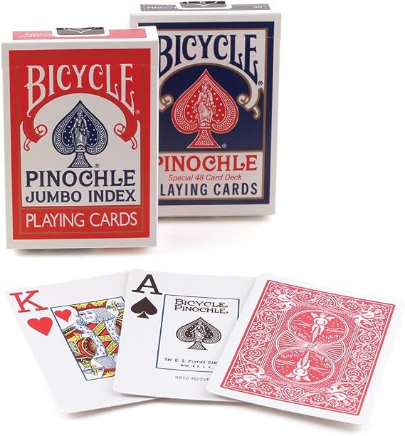 Bicycle Pinochle Jumbo Playing Cards (Pack of 12)