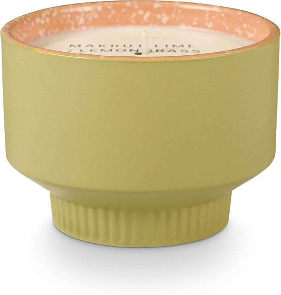 ILLUME Verde Ceramic Candle, Lime & Lemongrass