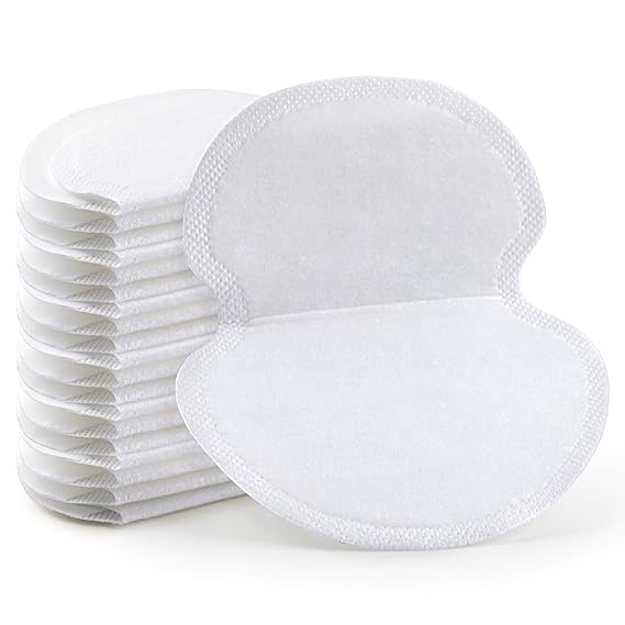 Underarm Sweat Pads - OTTOLIVES PREMIUM QUALITY Fight Hyperhidrosis [100 PCS] for Men and Women Comfortable, Non Visible, Extra Adhesive, Disposable Dress GuardsShields, Non Sweat Armpit Protection