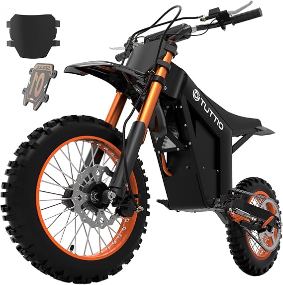 Tuttio Soleil01 Electric Dirt Bike, 3000W 40MPH E DirtBike for Adults Teens