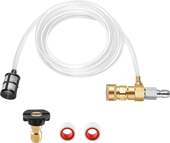 PWACCS Chemical Injector Kit, 5-8 GPM, 3/8" Quick Connect
