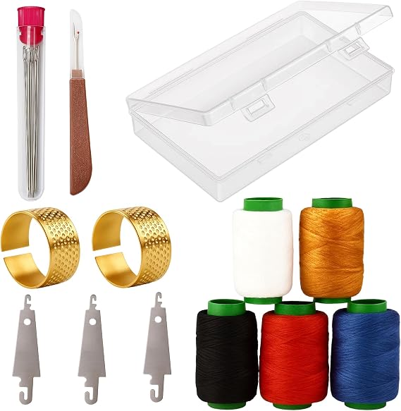 38PCS Sewing Tool Set, Stainless Steel Sewing Needles and Thread Kit, Portable Needle and Thread Kit for DIY, Travel, Home Sewing, Craft Projects