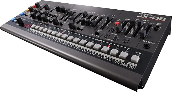 Roland JX-08 Sound Module Boutique Synthesizer – Compact, Modern Reissue of the Legendary Roland JX-8P from 1985 with New Effects, Polyphonic Sequencer, and More – Lightweight, Portable