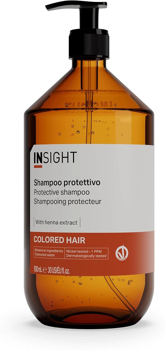 Insight Colored Hair Protective Shampoo 900ml | For Coloured or Highlighted Hair | Glass Packaging