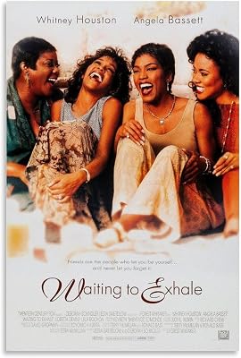 Waiting to Exhale Movie Poster for Home Aesthetic Canvas Art Wall Decor Gifts 12x18inch30x45cm