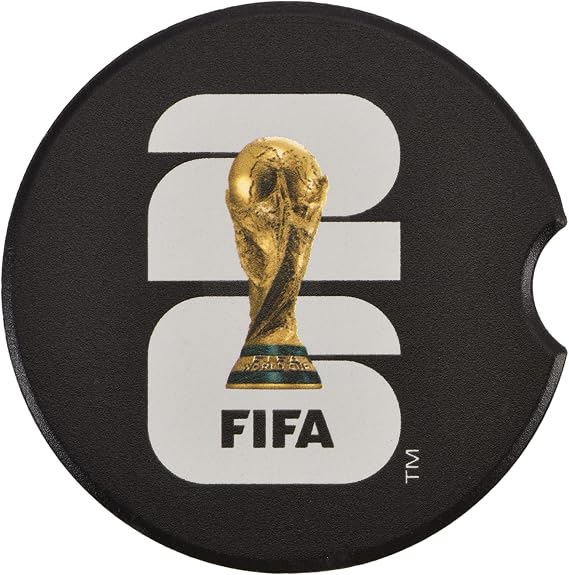 Official FIFA World Cup 2026 Trophy Car Coasters, Set of 2
