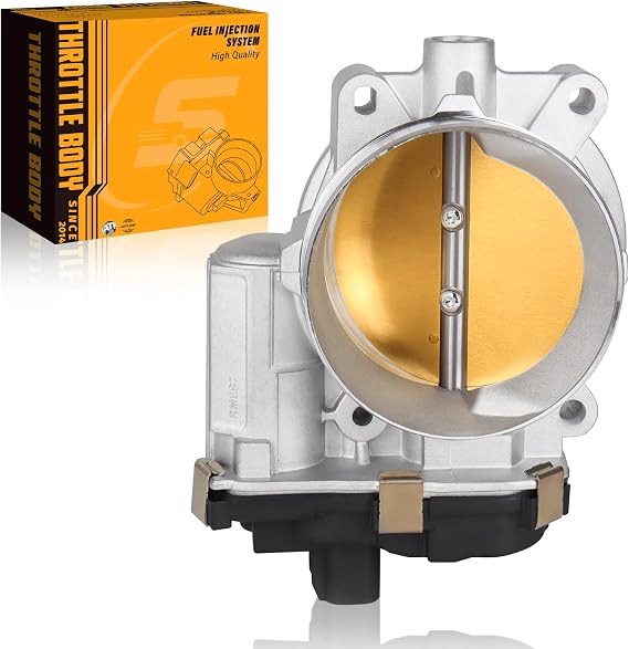 12580760 Electronic Throttle Body Fit for 2006-2008 Chevy Silverado Suburban Express Avalanche, GMC Sierra Yukon Envoy Savana, Cadil-lac Escalade, Saab Hummer Buick Isuzu 4.8/5.3/6.0/6.2L OE: 12679524