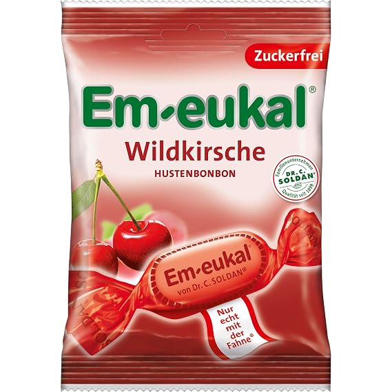 Em-eukal Wild Cherry sugar free 75g